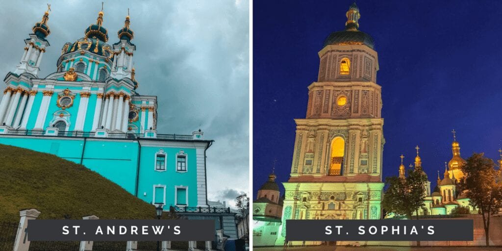 St Andrews St Sophias Kyiv Ukraine